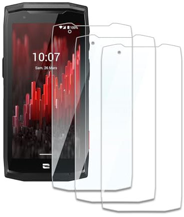 [3 Pièces] Verre Trempé Pour Crosscall Core M5 Pouces, Film en Protection Écran, Dureté 9H Film Protecteur Vitre, Anti-rayures, Sans Bulles, Anti-empreintes