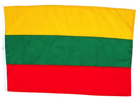 Netflags Flagge Litauen 150 x 250 cm Schiffsflagge mit 160 g/qm Stoffgewicht