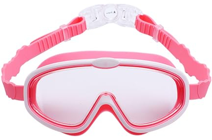 Ceolup Wasserbrille für Kinder, beschlagfreie Anti-UV-Schwimmbrille mit weitem Blick, Schnorchelbrille, Schnorchelausrüstung mit Silikondichtung, Schwimmmaske für Jungen und Mädchen, Pool,