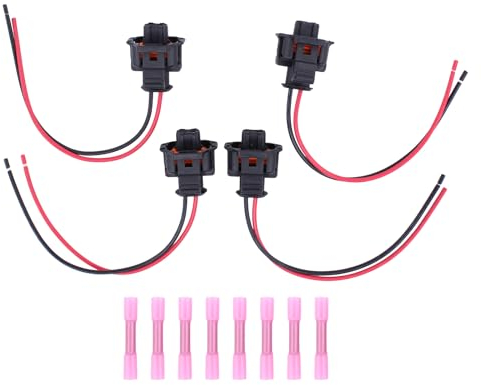 Einspritzdüse Stecker Einspritzventil Kabel Injektor Kabelbaum für Astra J H Corsa D C Meriva B A Tigra Agila Boxer Jumper Ducato 500 Doblo Punto Panda Qubo 147 159 Giulietta Vitara Ignis Swift SX4