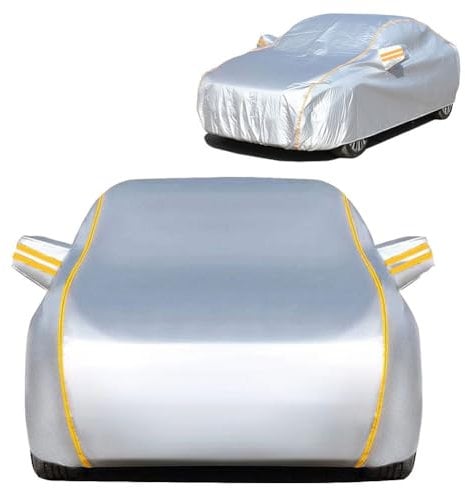 Autoabdeckung Für Den Außenbereich Für Mini Cooper Cooper S Cabrio One| Wasserdicht Autoplane Draussen Winddicht Atmungsaktiv Vollständige Autoabdeckung Oxford-Stoff