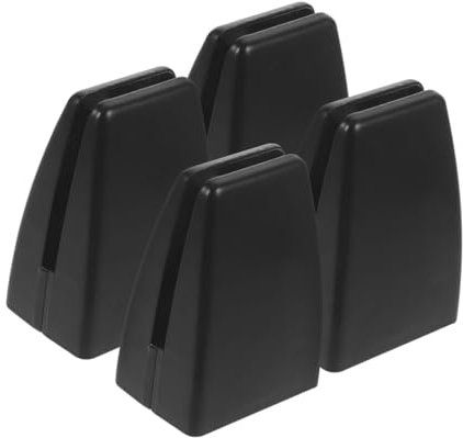 GRADENEVE 4pcs Adjustable Desk Divider Clamp Metal Partition Clip for Desktop Glass Baffle 30mm Screw Fits 12-18mm Table Office Privacy Panel