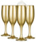 Glasmark KROSNO, 150 ml, lot de 4, verres à champagne, verres à champagne, Prosseco, design original, passent au lave-vaisselle, forme et style uniques, parfaits pour la maiso