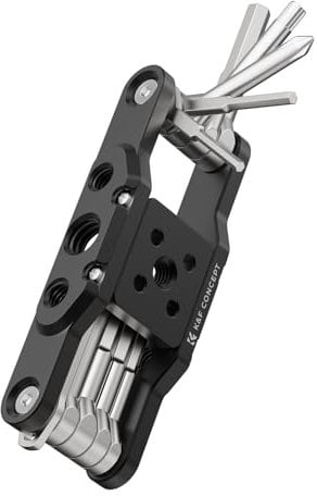 K&F Concept 10-in-1 Kamera Multitool Werkzeug mit Schraubendreher und Schraubenschlüssel,Faltbarer Werkzeugset,Kamera Tool Set für Fotografen,Universal Screwdriver Tool Set
