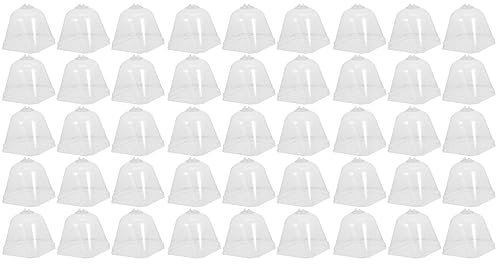 Lot de 45 cache-pots de fleurs en verre transparent pour plantes succulentes