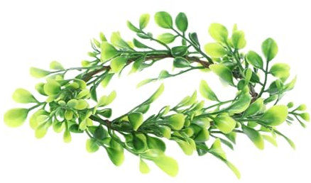 MAGICLULU Grüne Kerzenkränze Aus Künstlichem Eukalyptus Kerzenringe Für Stumpenkerzen Tischdeko Für Hochzeit Und Feiertage