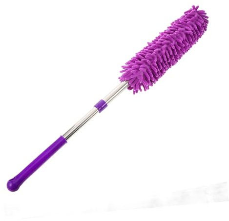 GRIRIW Plumeau Extensible Outil De Nettoyage De Poussière Balayeuse à Poussière Domestique Plumeau Pratique pour Meubles Et Étagères