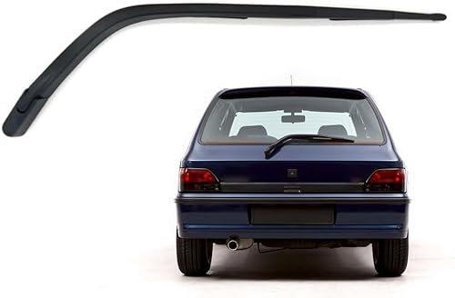 Huiloogye Rear Wiper Arm Blade for RenAult Clio - Back Windscreen Wiper Assembly Replacement - All Season Natural Rubber Cleaning Window