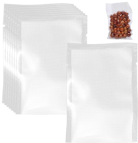 100 Pcs Thick Small Vacuum Sealer Bags for Food Storage, 7x10cm Small Food Bags Plastic Bags Plastic Bag Sealable Heat Seal Bag for Storage Meal Prep Seal Tea Cookie Bean Candy
