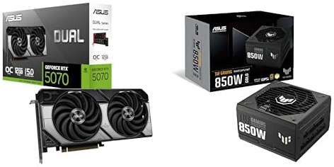 ASUS Carte Graphique DUAL-RTX5070-O12G + Alimentation TUF-GAMING-850G