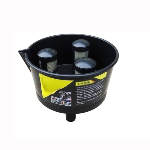 Separatore di olio e acqua a imbuto con tripli elementi filtranti for benzina, cherosene e birra - Filtro carburante essenziale