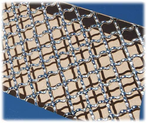 Chrome Plated Stainless Steel Mesh Material Body Kits Diamond Opening Grille 16x48