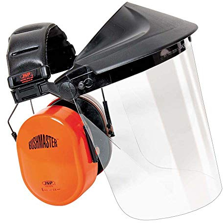 JSP Afz061–131–100 Bushmaster unité d'aménagement paysager avec visière Facial 20 cm