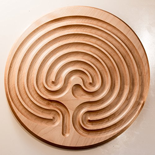 Fingerlabyrinth zur Meditation klassisches Labyrinth