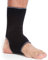 NEOtech Care Sprunggelenkbandage - Elastisches & Atmungsaktives - Mittlere Kompression (Schwarz, 1 Einheit, Größe S)