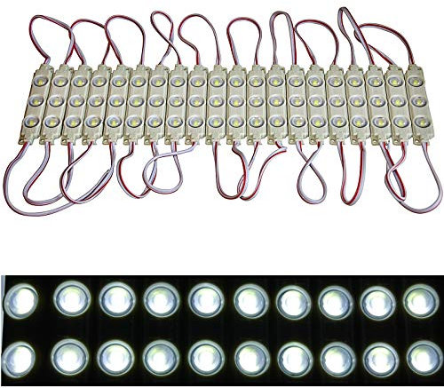 10x-100x LED Module +- Netzteil - kaltweiß 12`000K - 12V - 3X 5730 SMD Werbung (100x ohne Netzteil)