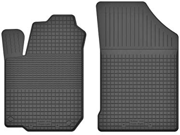 2 Stück Gummifußmatten Vorne kompatibel mit Toyota Verso (Bj. 2009-2013) ideal angepasst