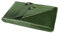 ANSIO Lona impermeable de 2 m x 2 m, color verde, 140 g/m²