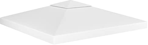 vidaXL Copertura Superiore per Gazebo a 2 Strati 310 g/m² 3x3 m Bianca