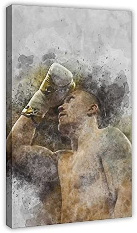 TSALF Wanddeko Poster Kein Rahmen Oleksandr Usyk Poster Vintage Boxing Wall 2 Wandkunst Gemälde für Wohnzimmer Schlafzimmer 60x90cm