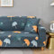 Morbuy Stretch Sofabezug Sofaüberwurf Spandex-Stoff Moderne Minimalismus Bedruckter Antirutsch with Armlehnen Sofahusse Universal Elastisch Couchbezug (3 Sitzer(190-230cm),Ginkgo Biloba)