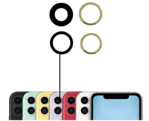 Store Phone - Lente + adesivo in vetro fotocamera compatibile iPhone 11