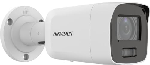 Hikvision DS-2CD2087G2-LU(2.8mm)(C) Bullet Überwachungskamera mit 8 Megapixel, bis zu 40m Beleuchtung, ColorVu Kamera mit Farbiger Bildgebund bei Nacht durch Weißlicht