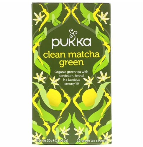 Pukka Clean Matcha Green 20 Bags x 5 Pack