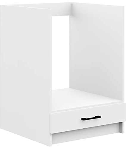 Meuble de cuisine EDERSEN, armoire de four, avec tiroir blanc (l : 60 cm x H : 82 cm x P : 55 cm) plus de pièces au choix