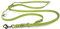 CopcoPet Hundeleine aus Fettleder 2m x 8mm Grün – 3-Fach verstellbar, geflochten – Mit Chrombeschlägen – Grifffest, robust – Umhängeleine für kleine Hunde, ideal für Spaziergang, Training