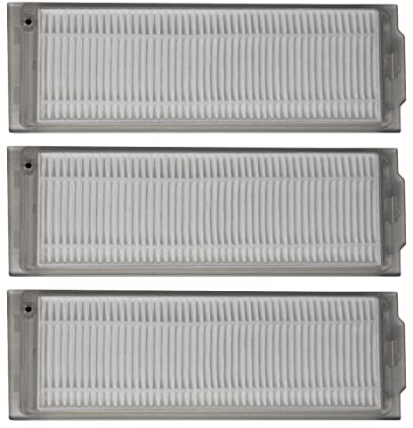 ZACO 3x Ersatz Filter für M1S, Staubsauger Filter Set, Staubsaugerfilter, original Zubehör Set Saugroboter, Austauschfilter, Feinstaubfilter, Ersatzfilter