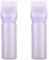UNVOJL 2 Pieces Purple Hair Dye Brush Bottle Hair Dyeing Bottle Brush Dyeing Shampoo Bottle Oil Comb Hair Tools Applicator Brush Bottles (Purple)