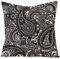 Linum Kissenhülle 40X40, Kissenbezüge Boho Kissenbezug 1Stück Blumenmuster Schwarz-Weiss für Stuhl Sofa Wohnzimmer Schlafzimmer