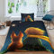 FGAITH Der kleine Prinz Bettwäsche-Set, 3D Drucken Animation, Set Mit Kissenbezug Und Bettbezug, Bettwäsche, Zipper Öffnen Und Schließen, Geschenke Für Kinder Single（135x200cm）
