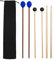 VixxNoxx Juego de mazos de batería – 3 pares (goma, 5A, marimba) con bolsa de baquetas, accesorios para instrumentos de percusión para tambor de acero, glockenspiel, bombo, platillos y mazos de