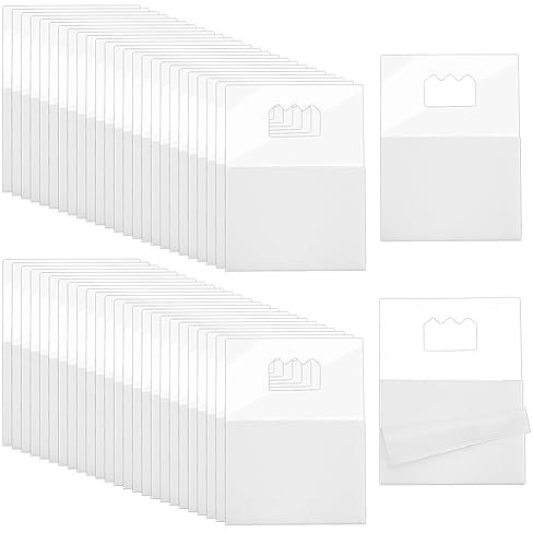 BENECREAT 50 Pz Appendini per Foto Adesivo Posteriore in PVC Foro per Fessura Schede per Appendere Display Tag Gancio Senza Chiodo Appendini per Foto per Foto,Halloween Christmas