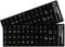 XHLWZR 2PCS Laptop Keyboard Letters Stickers Italian, Computer Keyboard Stickers, Non Transparent Black Stickers with White Letters