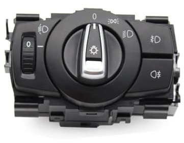 Interruttore Luci Faro Compatibile Con Per E90 E91 E92 E93 E84 E81 E82 E87 E88 Gruppo Interruttore Fari Auto Testa Lampada Manopola Rotante Tappo Pulsante Fendinebbia Interruttore Controllo(Model c As