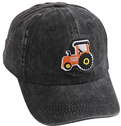 TinaDeer Geschenke Kinder Jungen Kappe Auto Baseballkappe aus Baumwolle Baseball Cap UV Schutz Einstellbar Baseballmütze Junge Einheitsgröße 2-5 Jahre