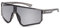 Back in Black Unisex Shield Sonnenbrille/Schnelle Brille, Sportbrille für Damen & Herren/100% UV-Schutz F2511924