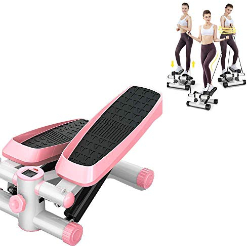 Stepper-Trainingsgerät Step Mini, Stepper-Aerobic-Motorverlust, kleine Sportgeräte mit Power-Seilen für zu Hause, 1 Stück (1 Stück)
