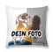 MIOLCHEN Kissen mit Foto Bedrucken Lassen, Kissen Personalisiert, Fotokissen mit eigenem Foto, Personalisiertes Kissen, Kissenbezug personalisierbar mit Foto-Blid und Wunschtext. (30 * 30cm)