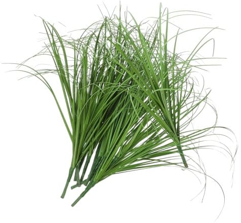 PRETYZOOM 12pcs Artificial Green Stem Fake Artificial Grass Decorative Grass Model Fake Plant Decor Simulated Plant Prop Fake Plant Models Simulation Grass Ornament Grass Plants Toys