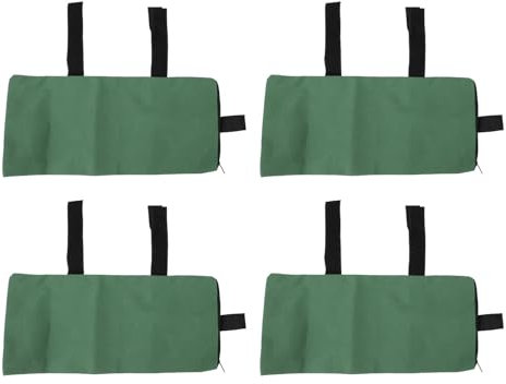 Hochwasserschutz-Sandsäcke, 4 Stück, Verdickte Lange Segeltuch-Hochwasserschutz-Sandsäcke, 19,7 X 9,8 Zoll, Wiederverwendbare Schnelle Hochwassersperre, Haustür, Fenster, Keller,