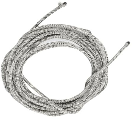 Bnineteenteam Cable Blindado para Guitarra, Conductor único, Cable Blindado Trenzado de 3 Metros de Largo, 22 AWG, Cable para Guitarra