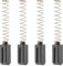 Wjelet Lot de 2 paires de balais de charbon 5 x 6 x 14 mm compatibles avec Leister Triac S, G3CH-6060, PID, décapeur thermique PID, accessoires de rechange pour outils électriques