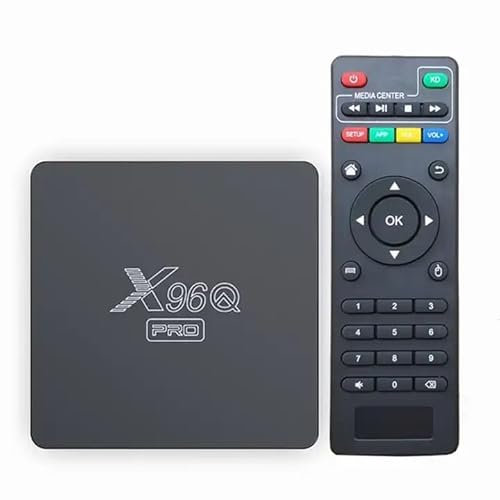 X96QPRO 2 Go de RAM et 16 Go de ROM Box Android TV Box Media Player Haute qualité (Android 10.0) avec telecommande et Cable HDMI, Lecteur multimédia Boite TV 4K