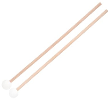 AKOOSY Xylophon Schlägel Holzschlägel Professionelle Percussion Sticks für Marimba Glockenspiel Robuster Klangstab mit Gutem Geeignet für Musiker und Schüler