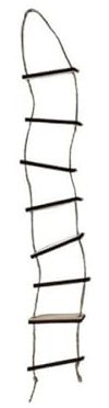 Minis Wooden Rope Ladder Miniature for Gnomes Decors Microlandscape Fairys Gardens Diys Gnomes Accessories Wooden Rope