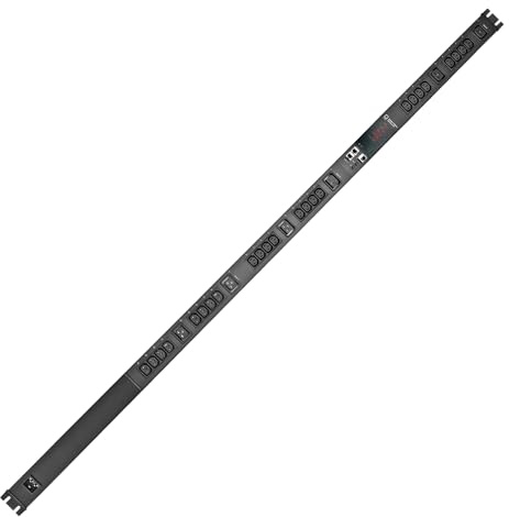 GUDE EPC 87-1310-18 30-Fach Switched & metered PDU, vertikaler Einbau 0HE, schwarz, 170 cm